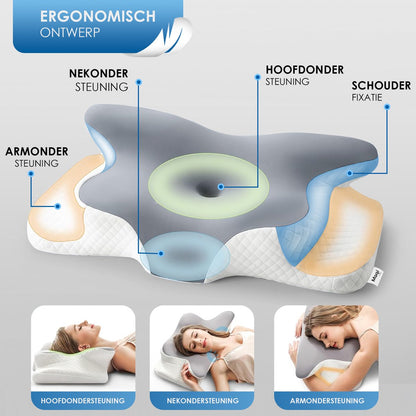 Maqi Living® Ergonomisch Nekkussen